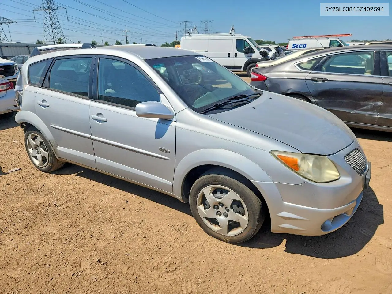 2005 Pontiac Vibe VIN: 5Y2SL63845Z402594 Lot: 61068236