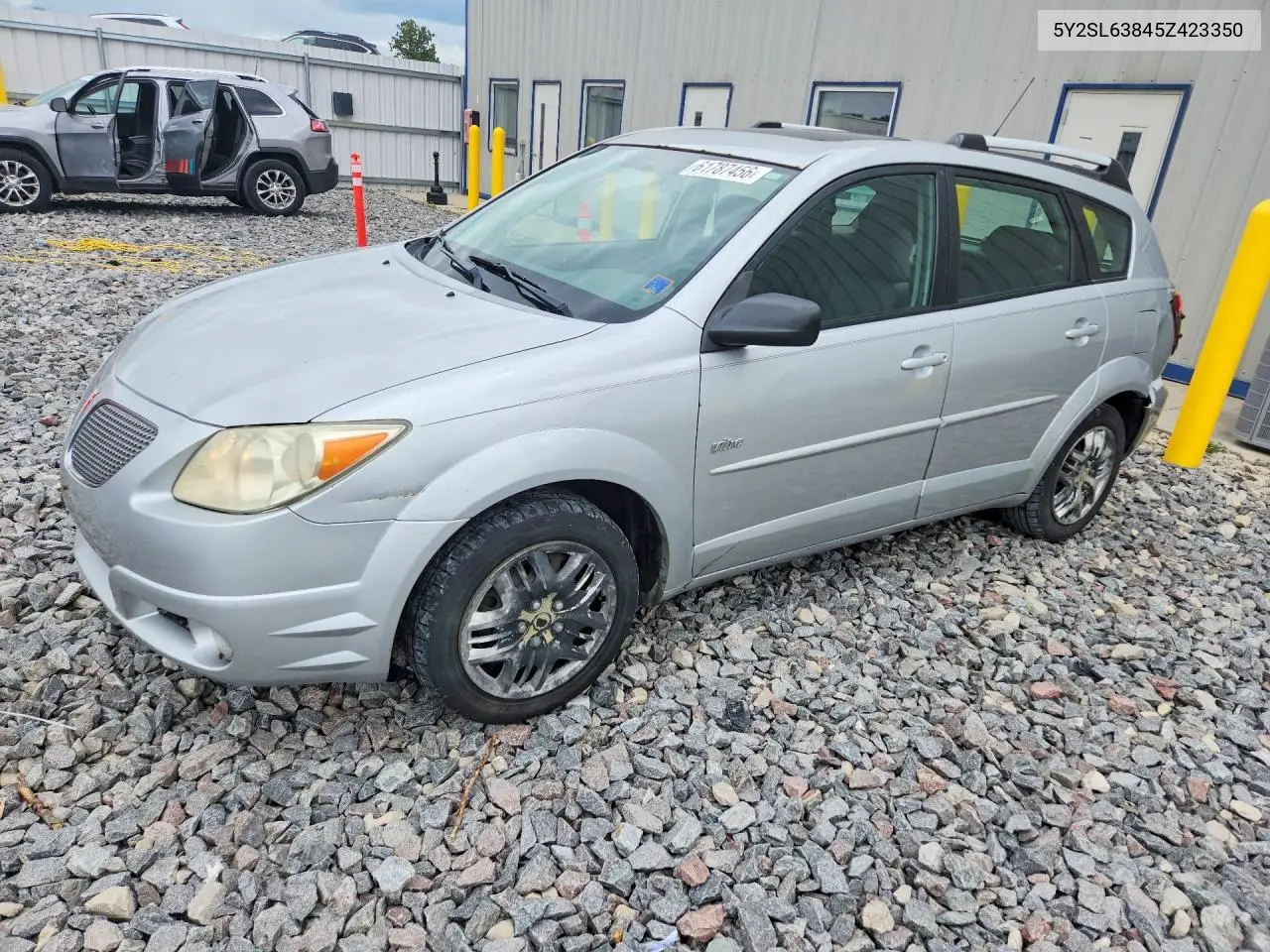 2005 Pontiac Vibe VIN: 5Y2SL63845Z423350 Lot: 61787456