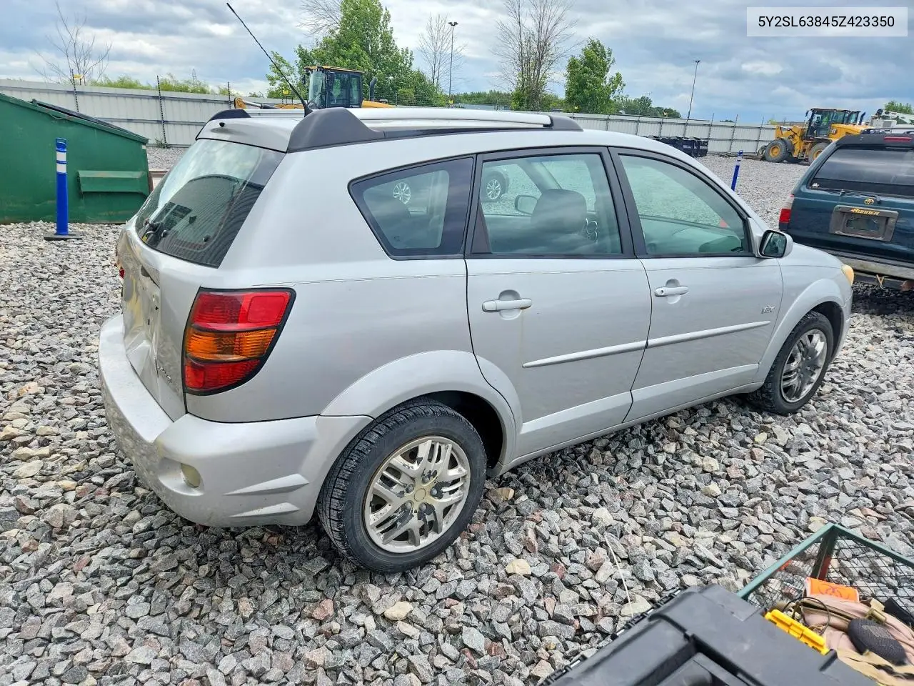 2005 Pontiac Vibe VIN: 5Y2SL63845Z423350 Lot: 61787456