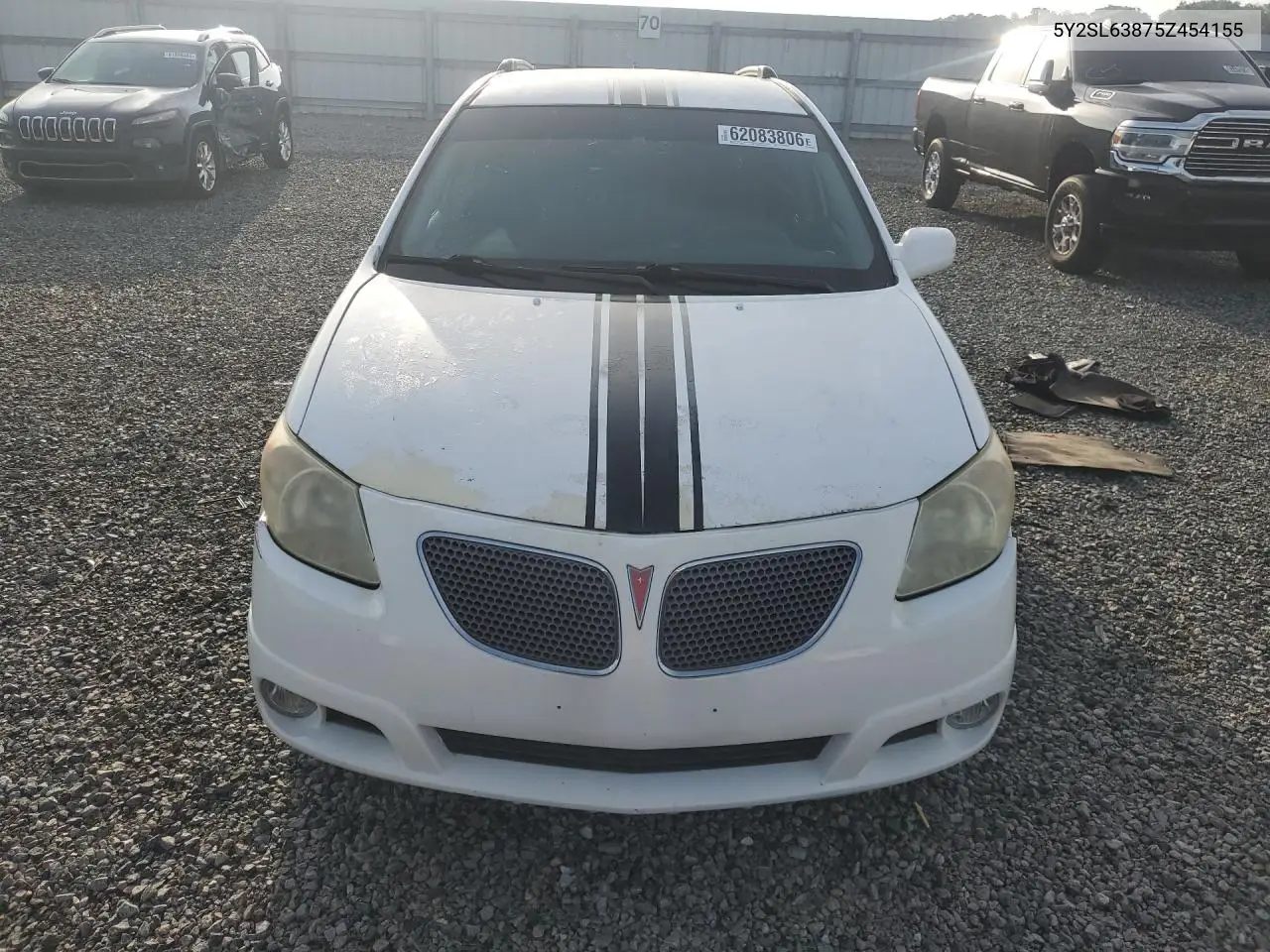 2005 Pont Vibe VIN: 5Y2SL63875Z454155 Lot: 62083806