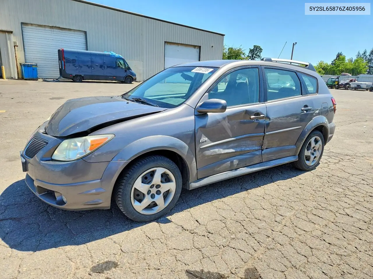 2006 Pontiac Vibe VIN: 5Y2SL65876Z405956 Lot: 53667206
