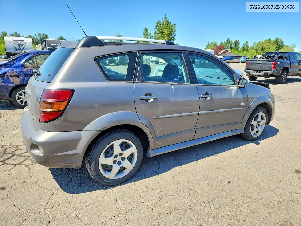 2006 Pontiac Vibe VIN: 5Y2SL65876Z405956 Lot: 53667206