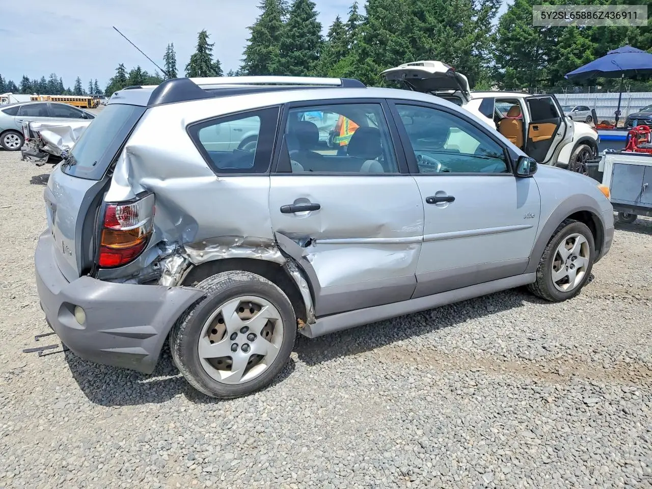 2006 Pontiac Vibe VIN: 5Y2SL65886Z436911 Lot: 58248086