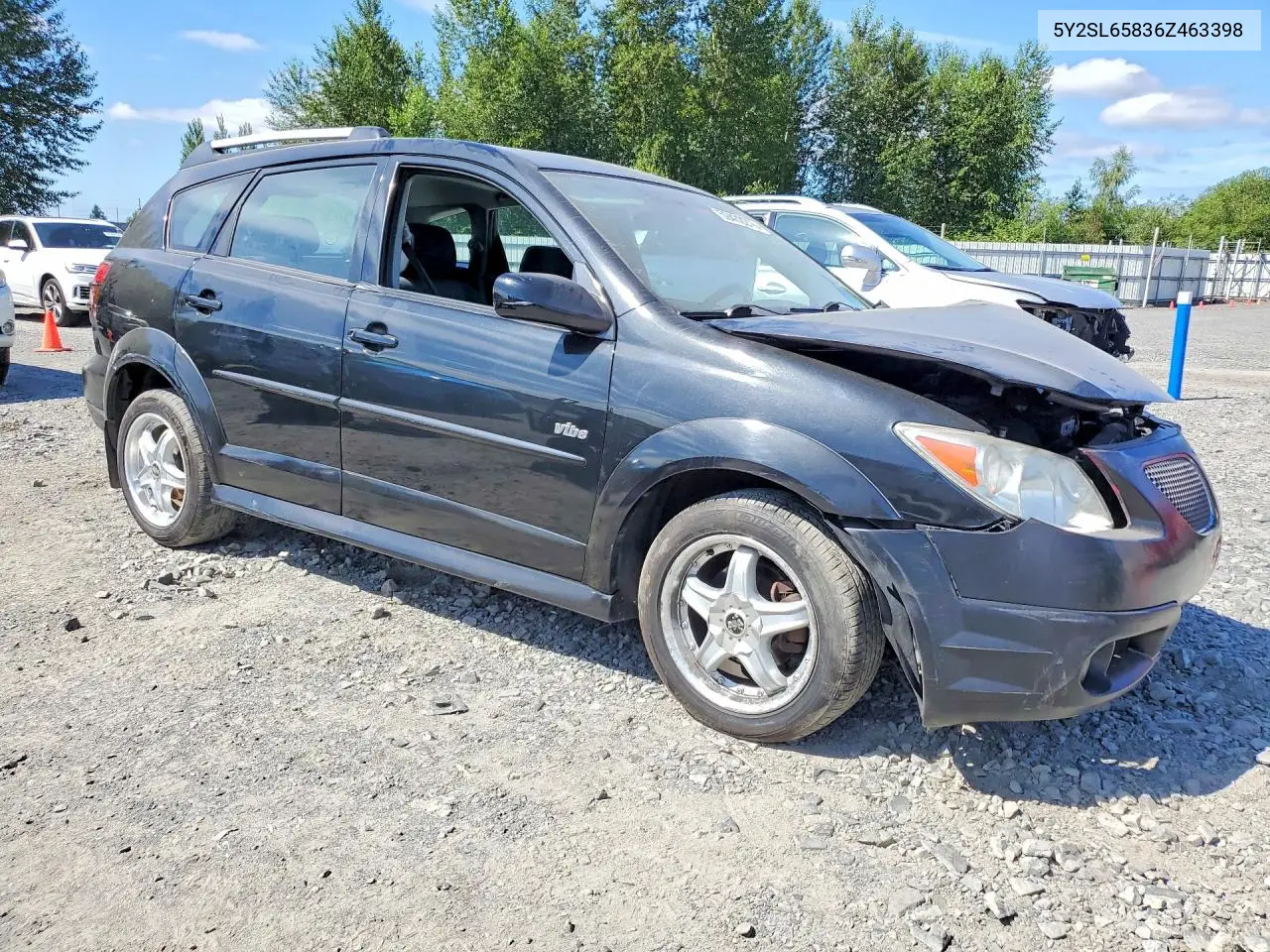 2006 Pontiac Vibe VIN: 5Y2SL65836Z463398 Lot: 59402216
