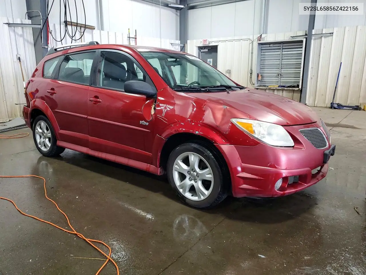2006 Pontiac Vibe VIN: 5Y2SL65856Z422156 Lot: 59956486