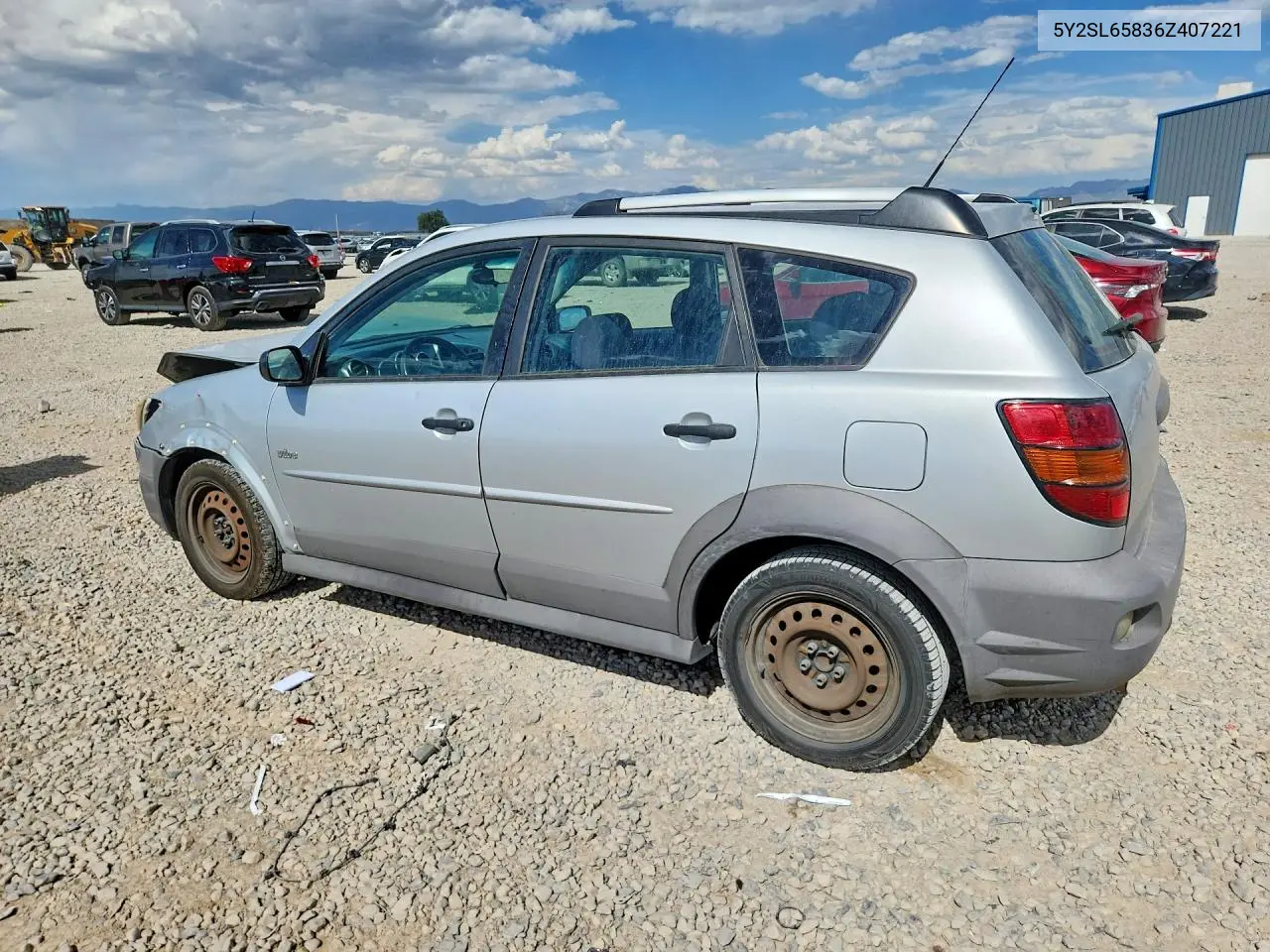2006 Pontiac Vibe VIN: 5Y2SL65836Z407221 Lot: 60140906