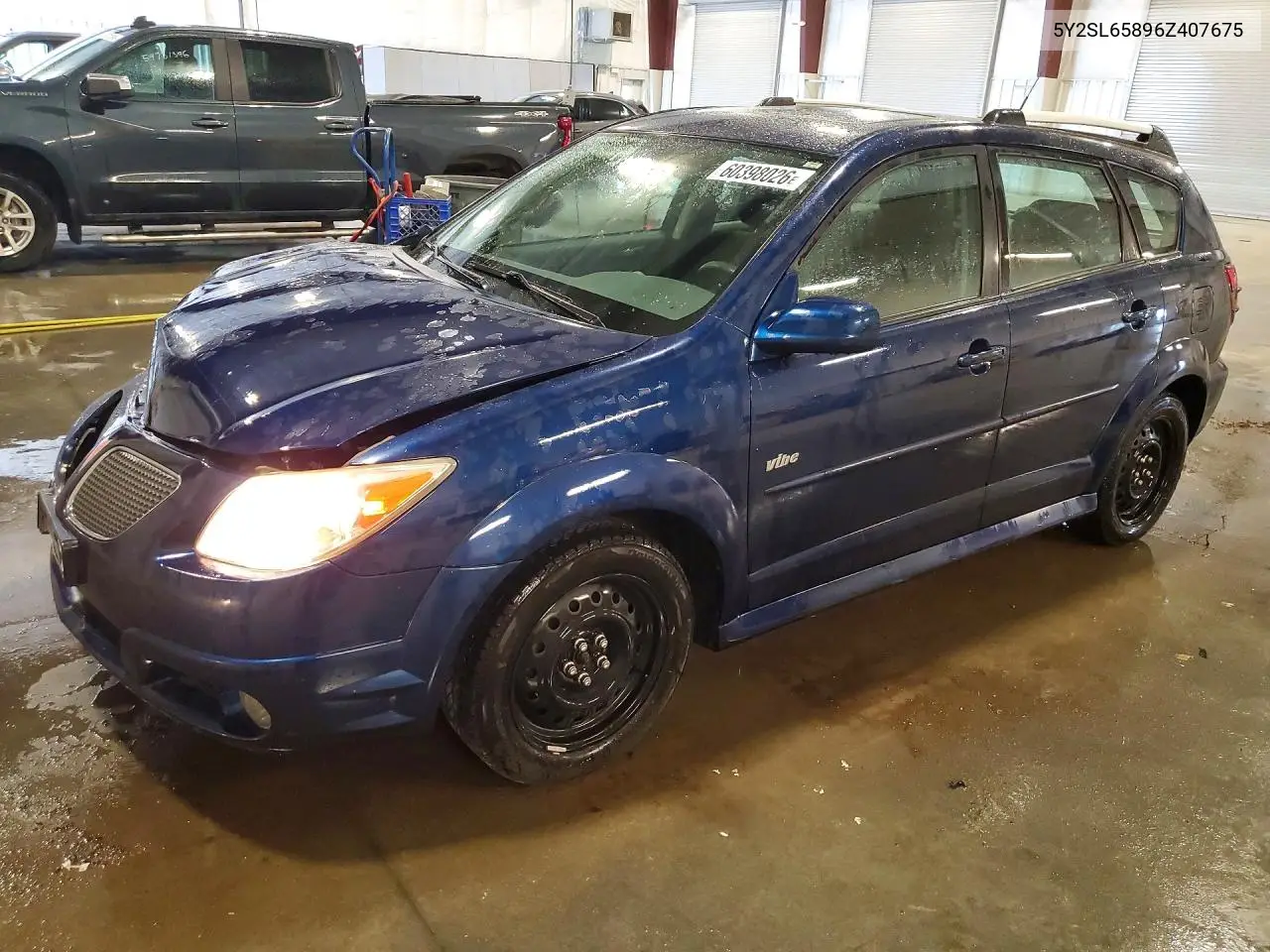 2006 Pontiac Vibe VIN: 5Y2SL65896Z407675 Lot: 60398026