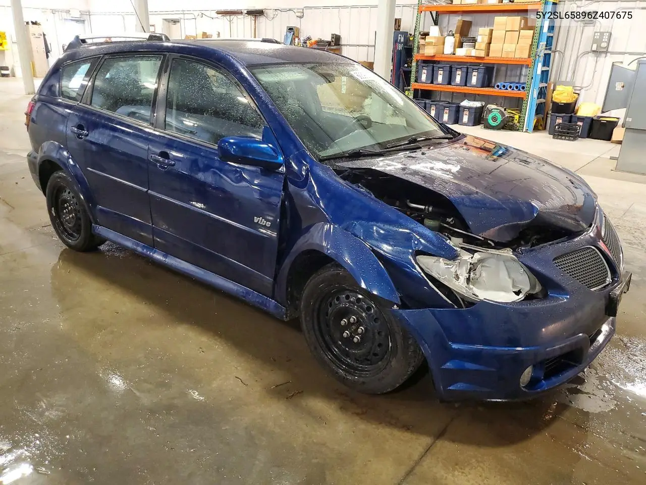 2006 Pontiac Vibe VIN: 5Y2SL65896Z407675 Lot: 60398026