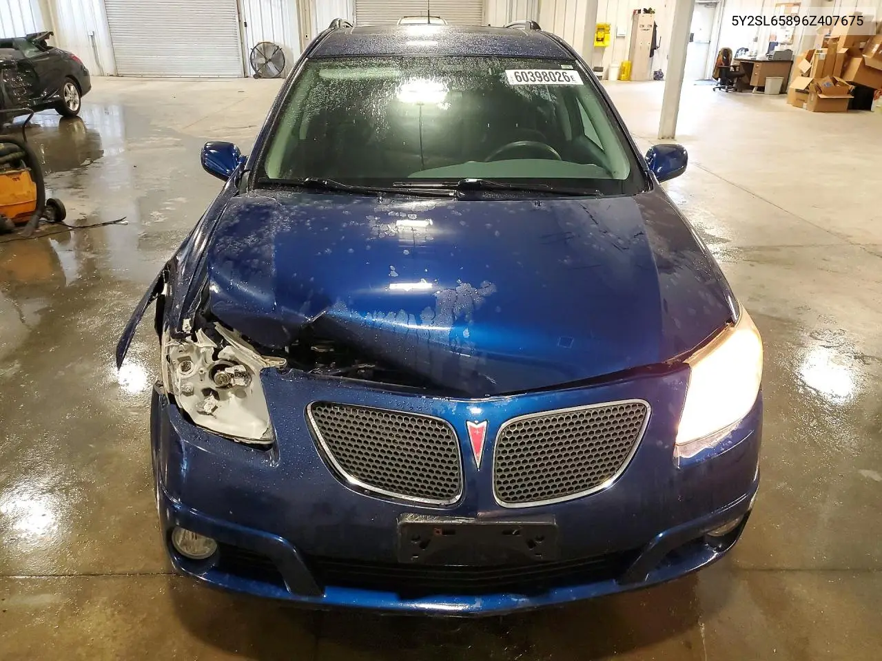 2006 Pontiac Vibe VIN: 5Y2SL65896Z407675 Lot: 60398026