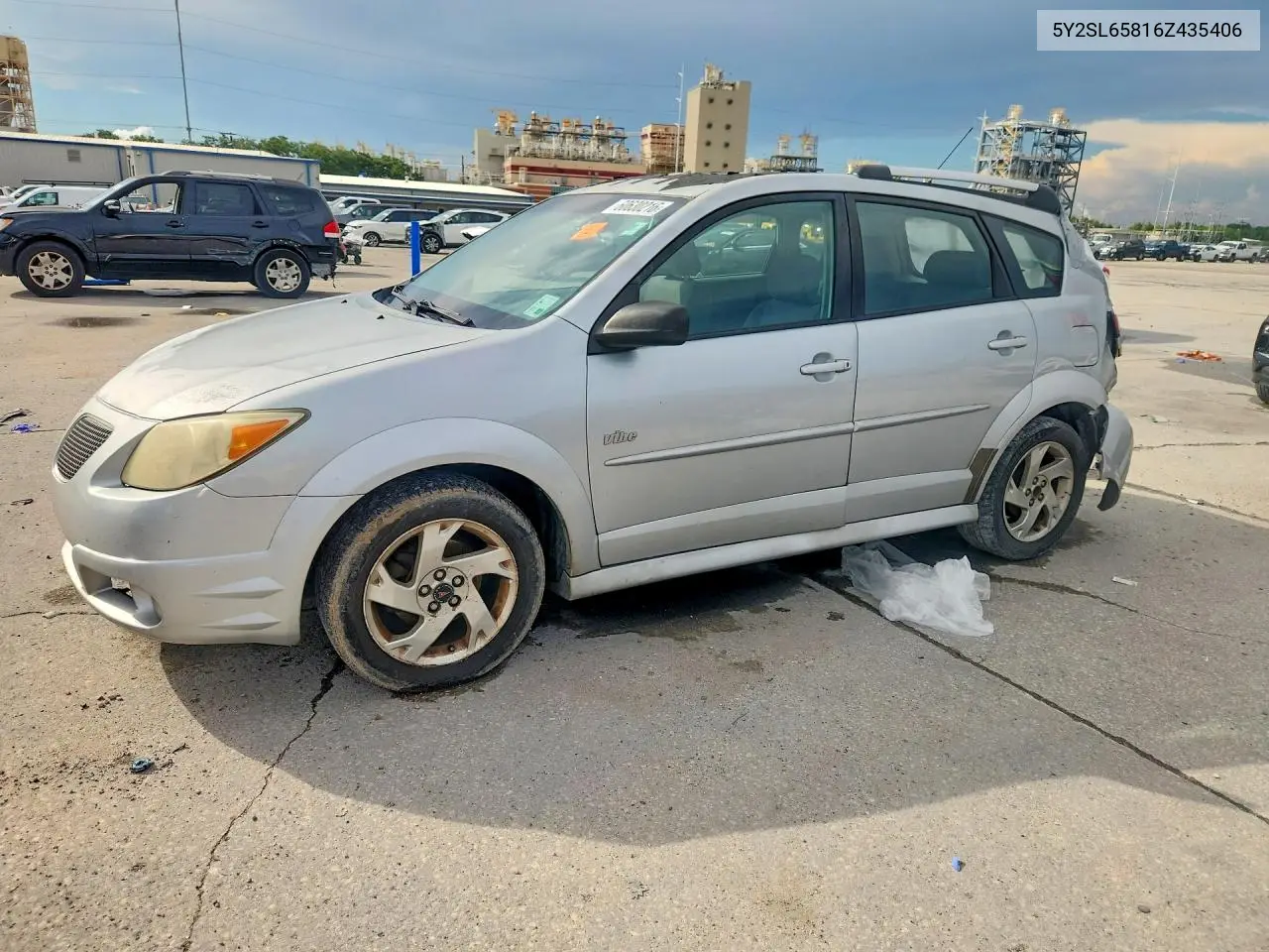 2006 Pontiac Vibe VIN: 5Y2SL65816Z435406 Lot: 60630216