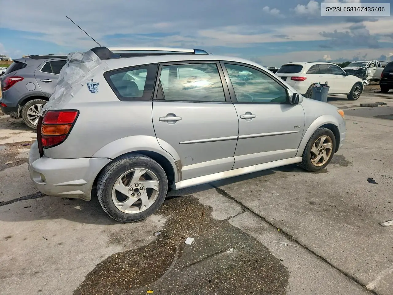 2006 Pontiac Vibe VIN: 5Y2SL65816Z435406 Lot: 60630216