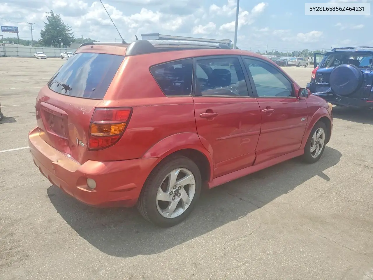 2006 Pontiac Vibe VIN: 5Y2SL65856Z464231 Lot: 60847896