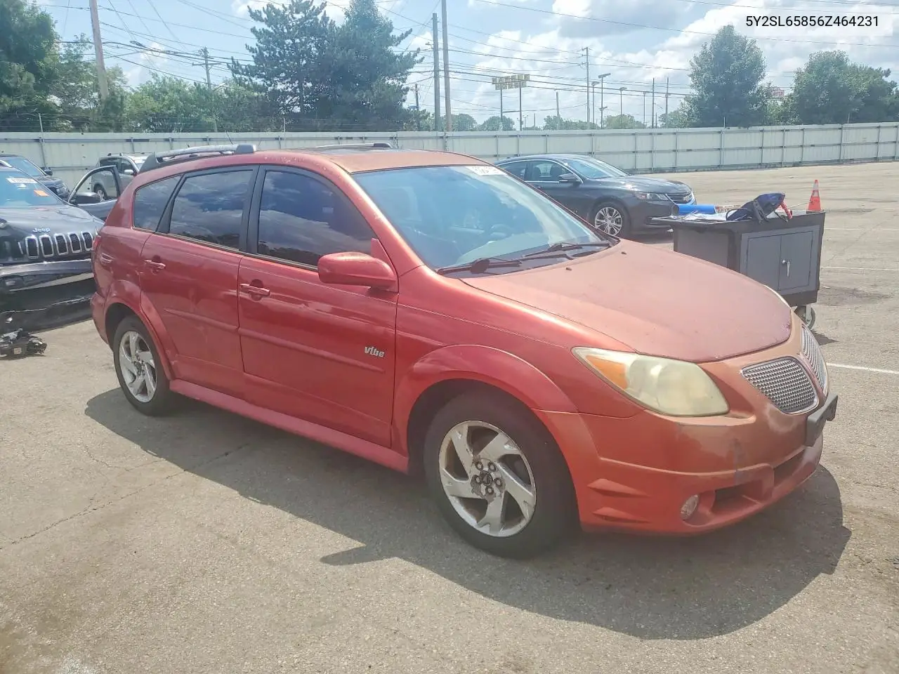 2006 Pontiac Vibe VIN: 5Y2SL65856Z464231 Lot: 60847896