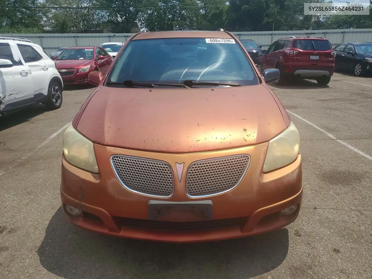 2006 Pontiac Vibe VIN: 5Y2SL65856Z464231 Lot: 60847896