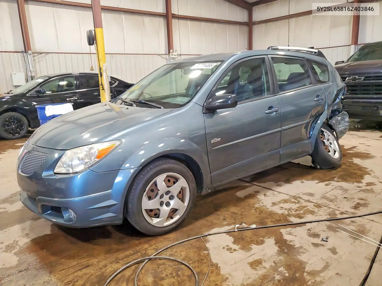 2006 Pontiac Vibe VIN: 5Y2SL65816Z403846 Lot: 61221466