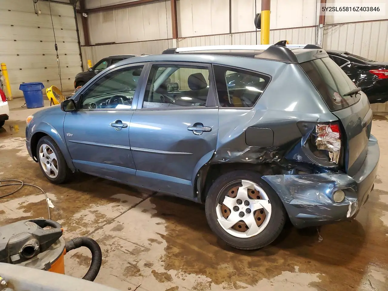 2006 Pontiac Vibe VIN: 5Y2SL65816Z403846 Lot: 61221466