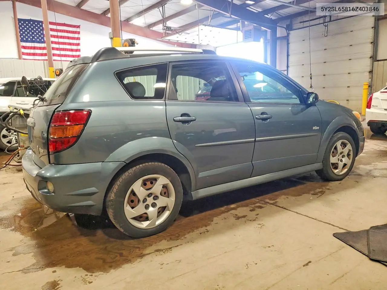 2006 Pontiac Vibe VIN: 5Y2SL65816Z403846 Lot: 61221466