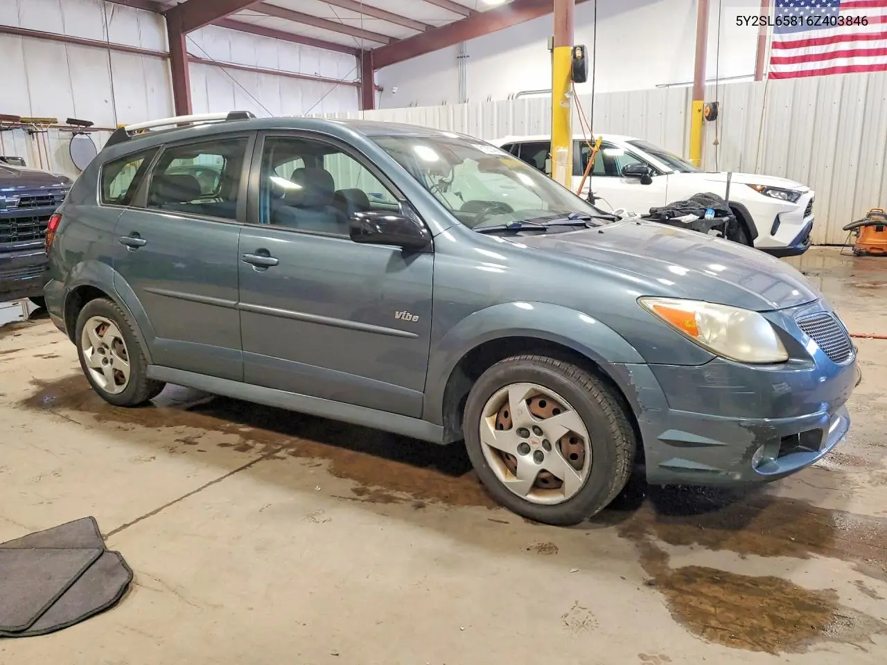 2006 Pontiac Vibe VIN: 5Y2SL65816Z403846 Lot: 61221466