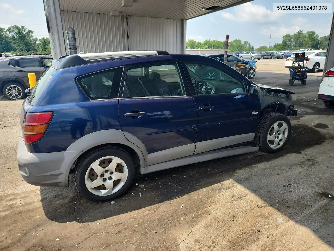 2006 Pontiac Vibe VIN: 5Y2SL65856Z401078 Lot: 61417326