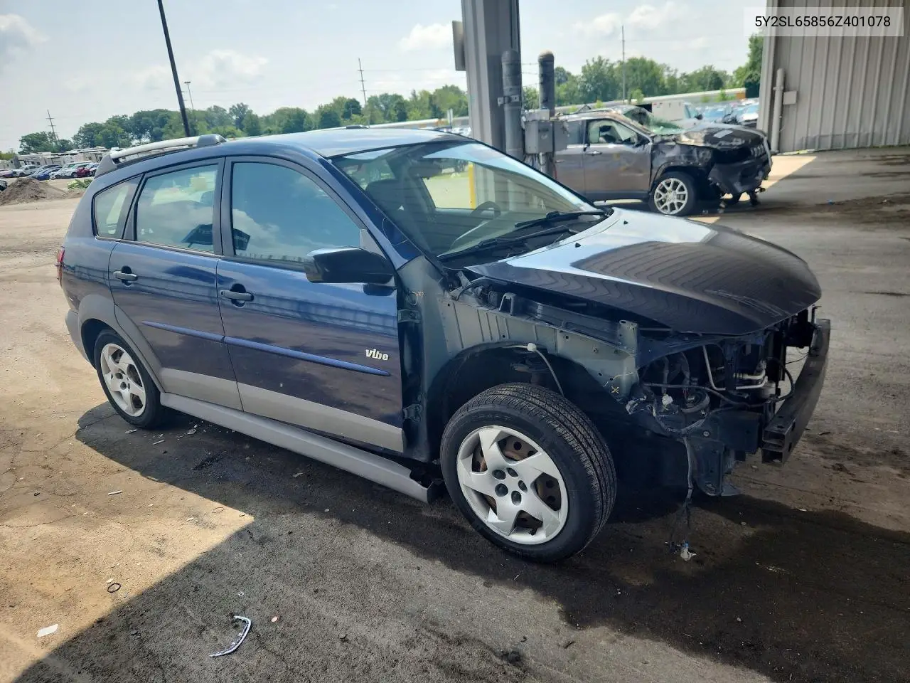 2006 Pontiac Vibe VIN: 5Y2SL65856Z401078 Lot: 61417326