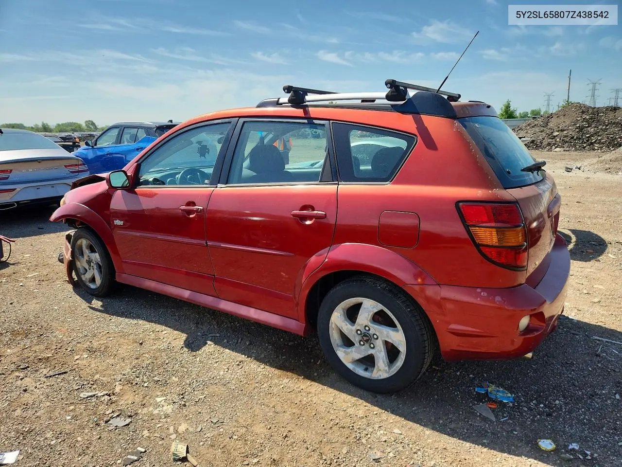 2007 Pontiac Vibe VIN: 5Y2SL65807Z438542 Lot: 54686266