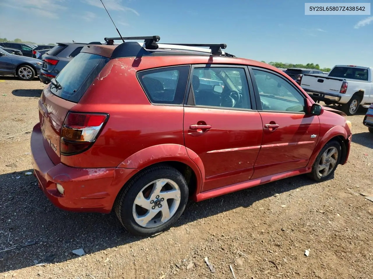 2007 Pontiac Vibe VIN: 5Y2SL65807Z438542 Lot: 54686266