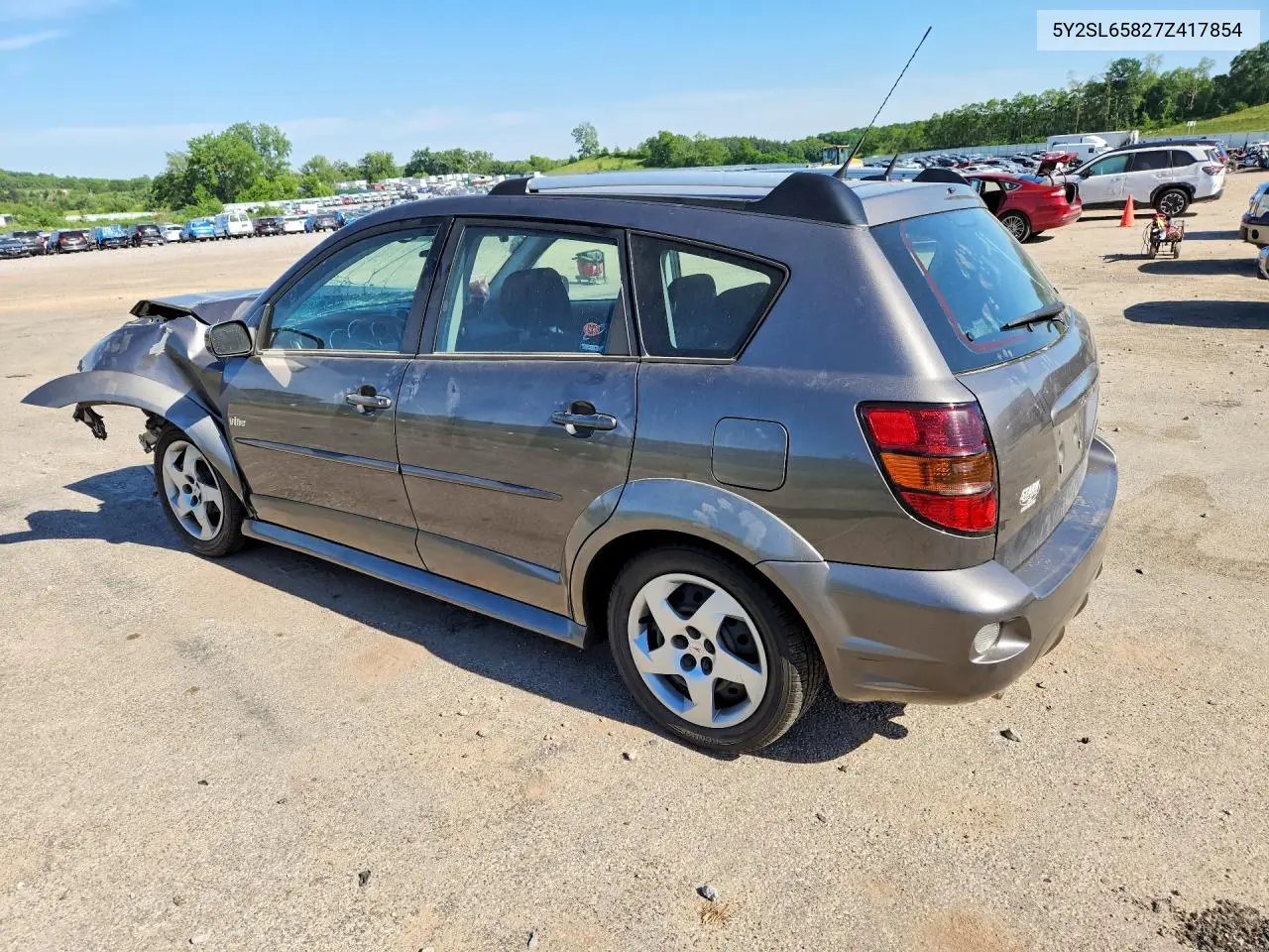 2007 Pontiac Vibe VIN: 5Y2SL65827Z417854 Lot: 56125776