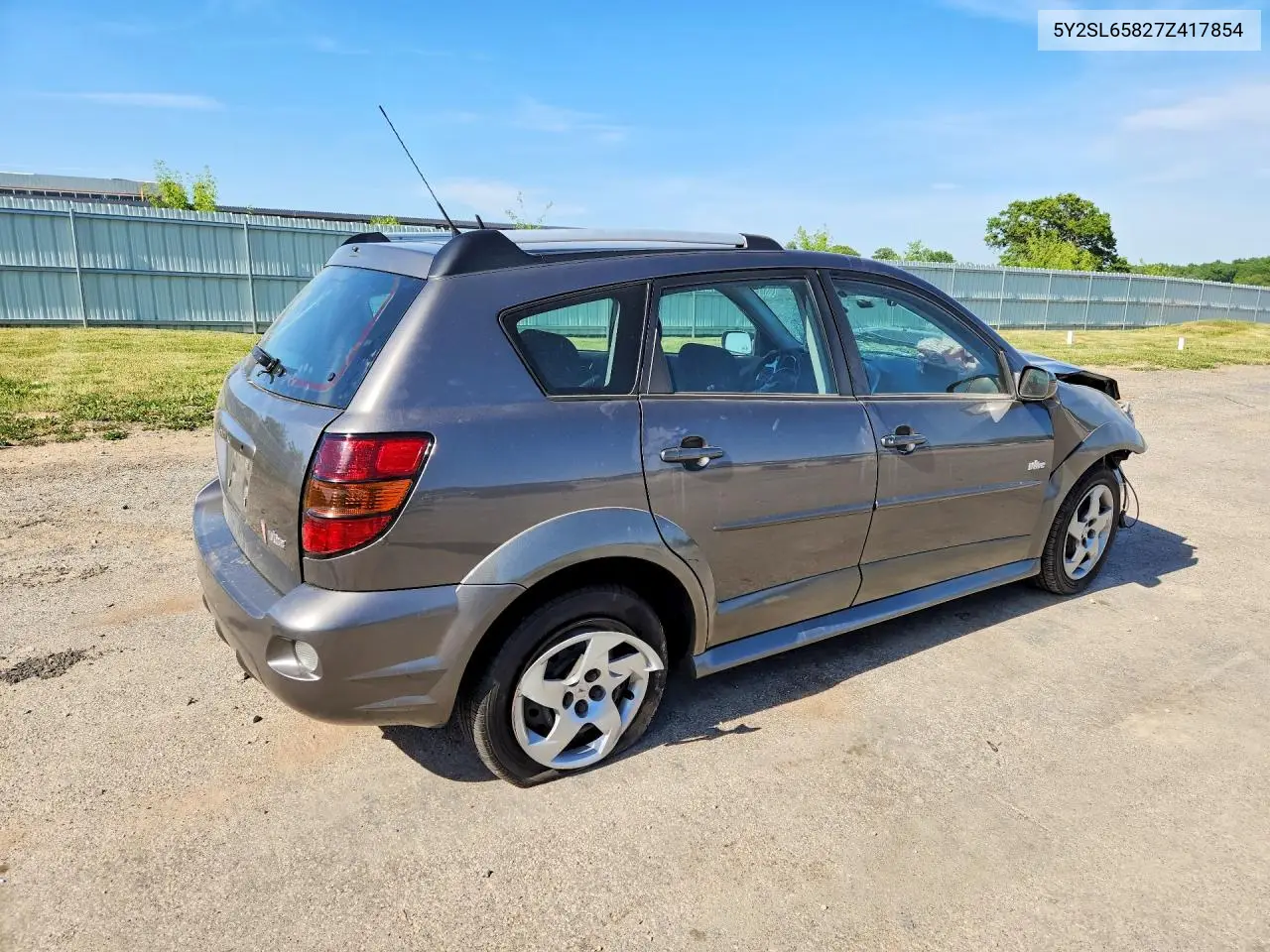 2007 Pontiac Vibe VIN: 5Y2SL65827Z417854 Lot: 56125776