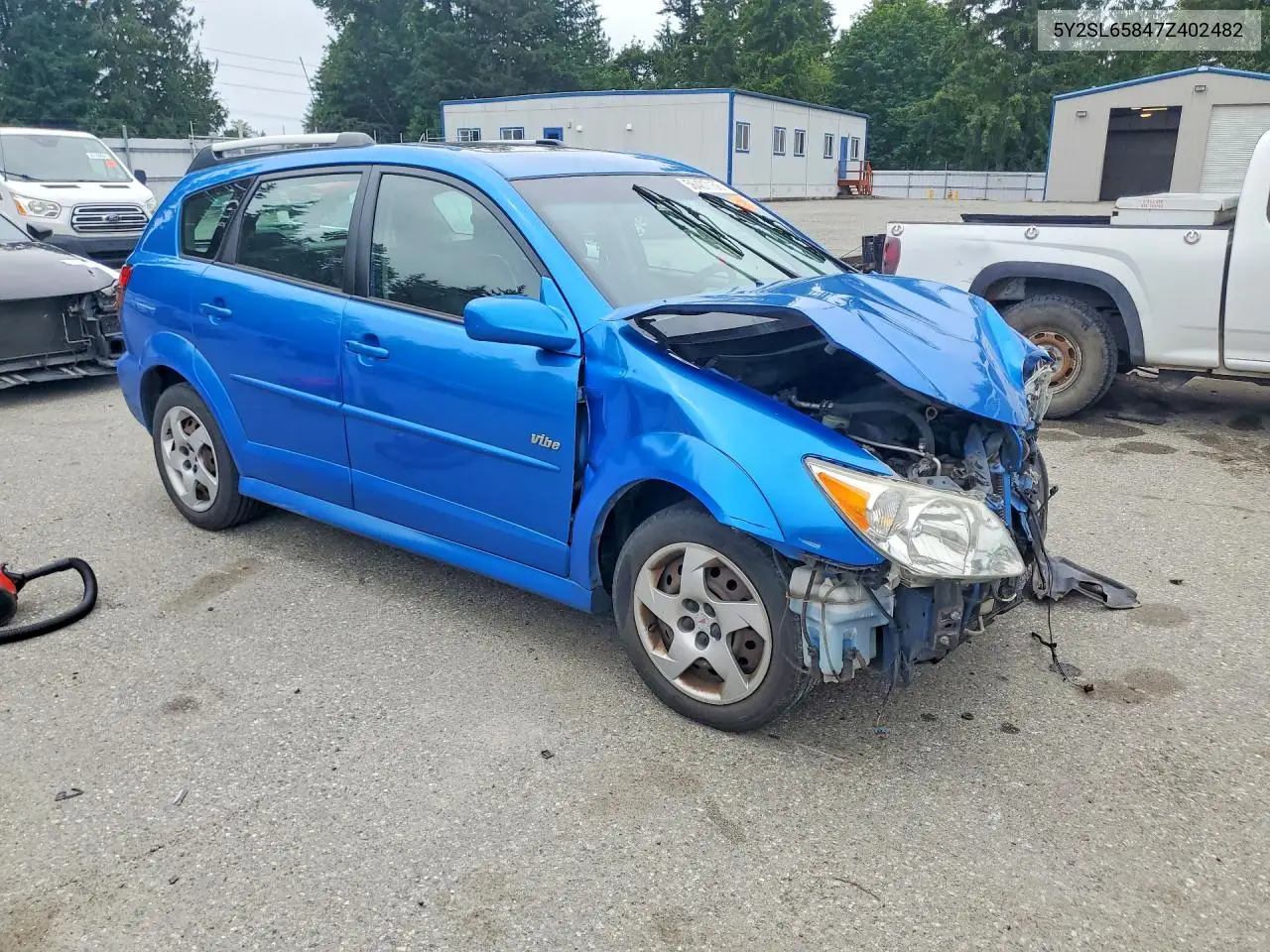 2007 Pontiac Vibe VIN: 5Y2SL65847Z402482 Lot: 56487156