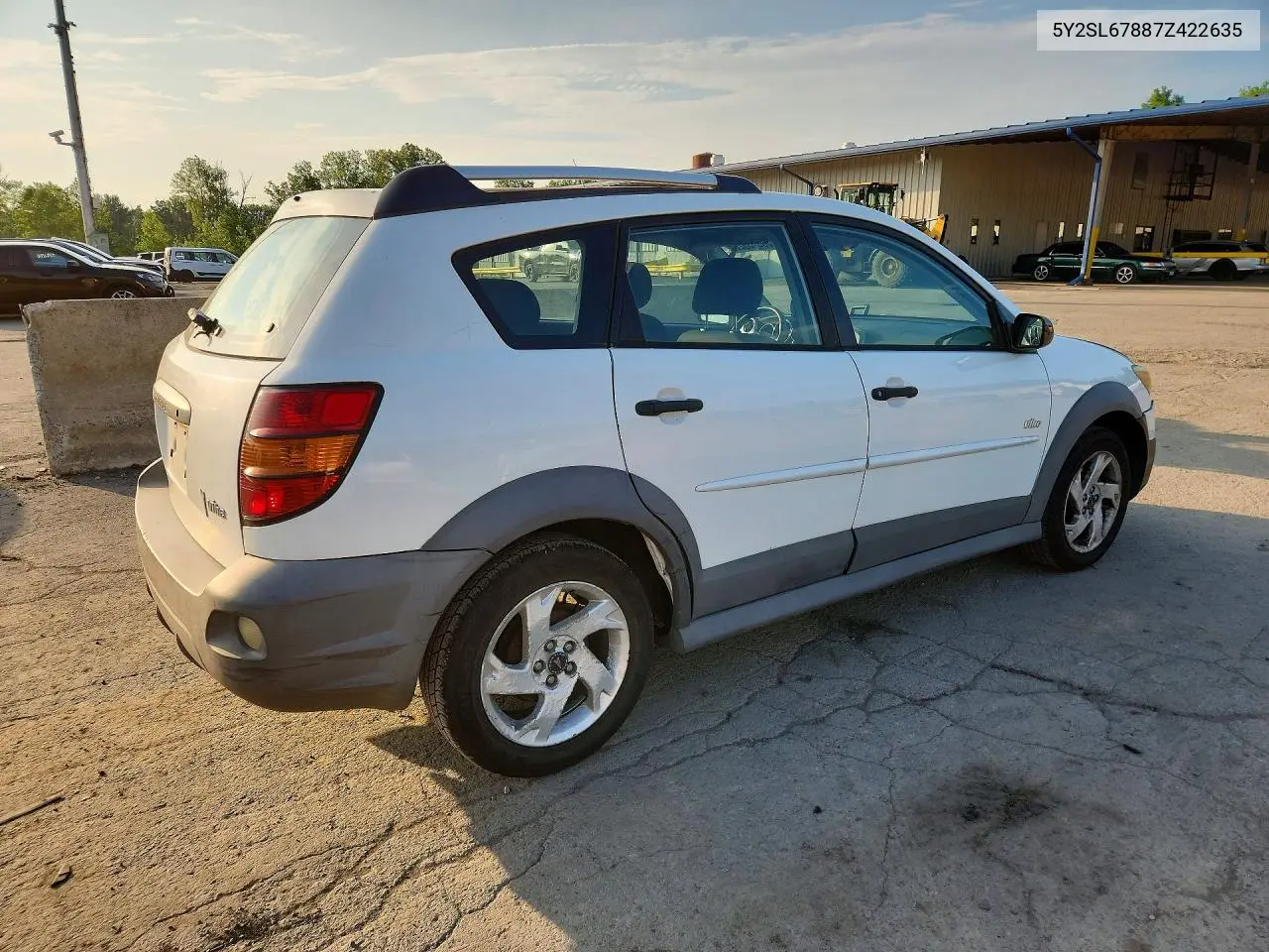 2007 Pontiac Vibe VIN: 5Y2SL67887Z422635 Lot: 59543826