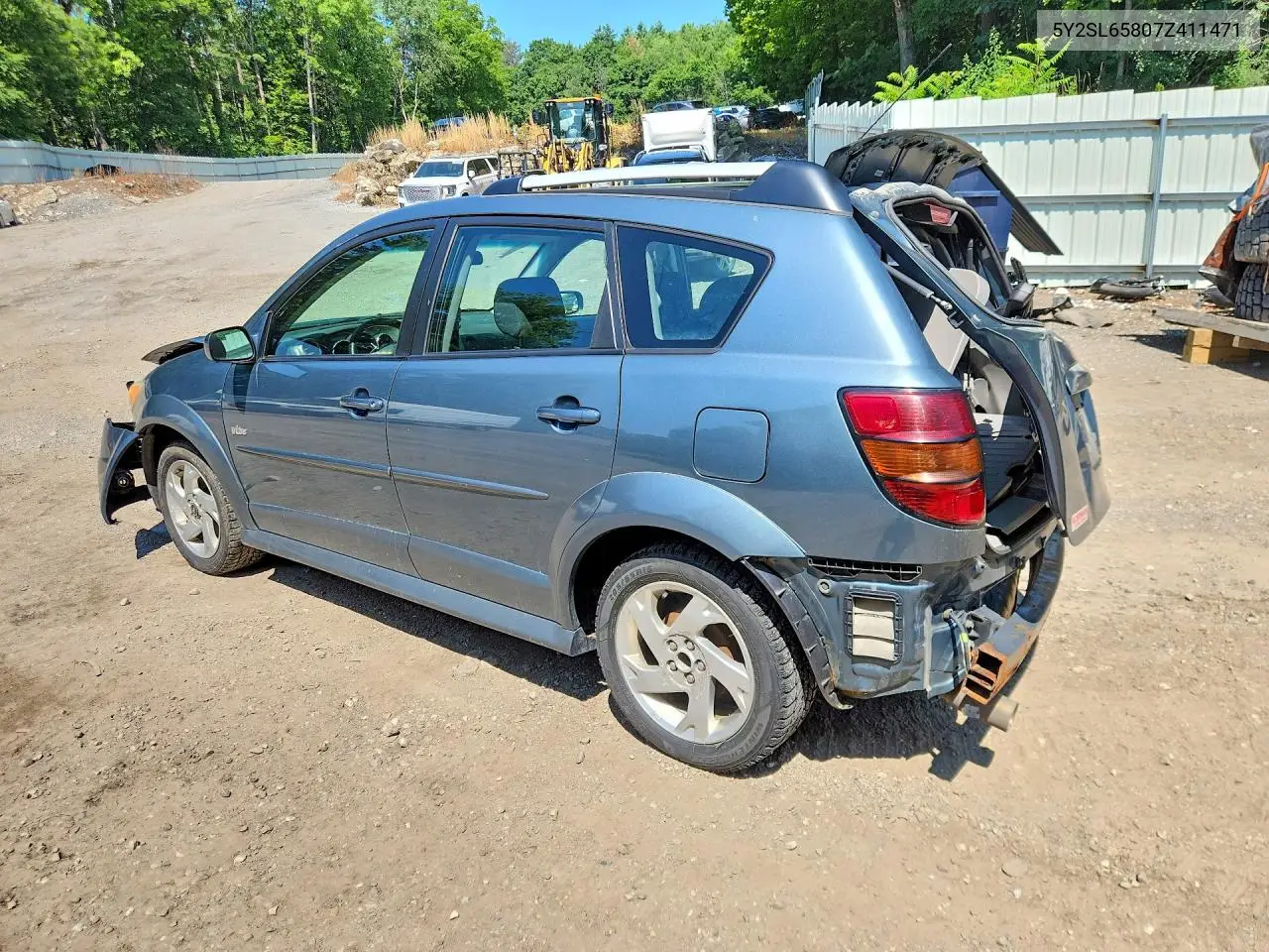 2007 Pontiac Vibe VIN: 5Y2SL65807Z411471 Lot: 59600816