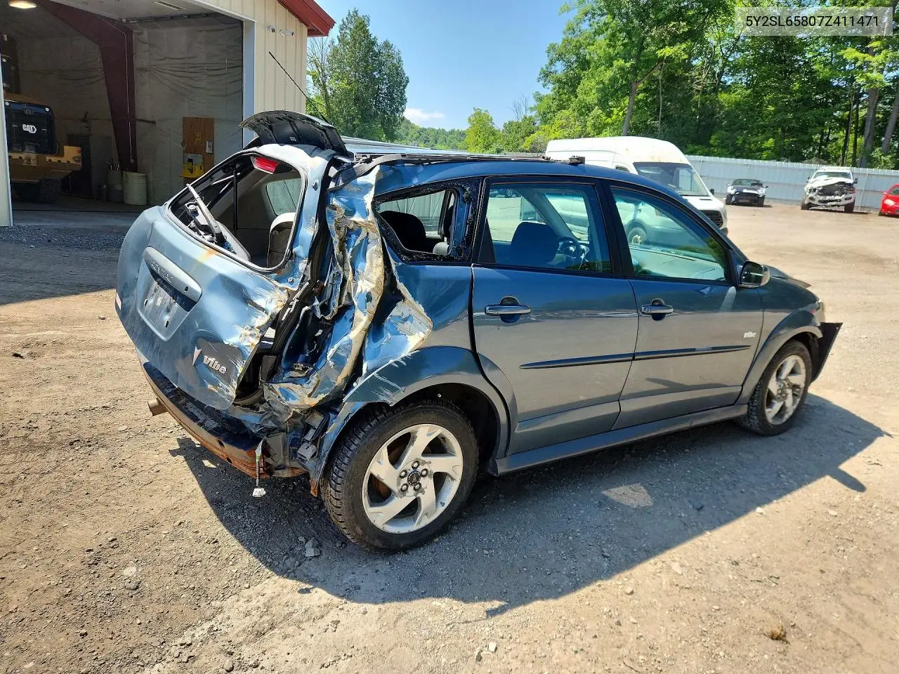 2007 Pontiac Vibe VIN: 5Y2SL65807Z411471 Lot: 59600816