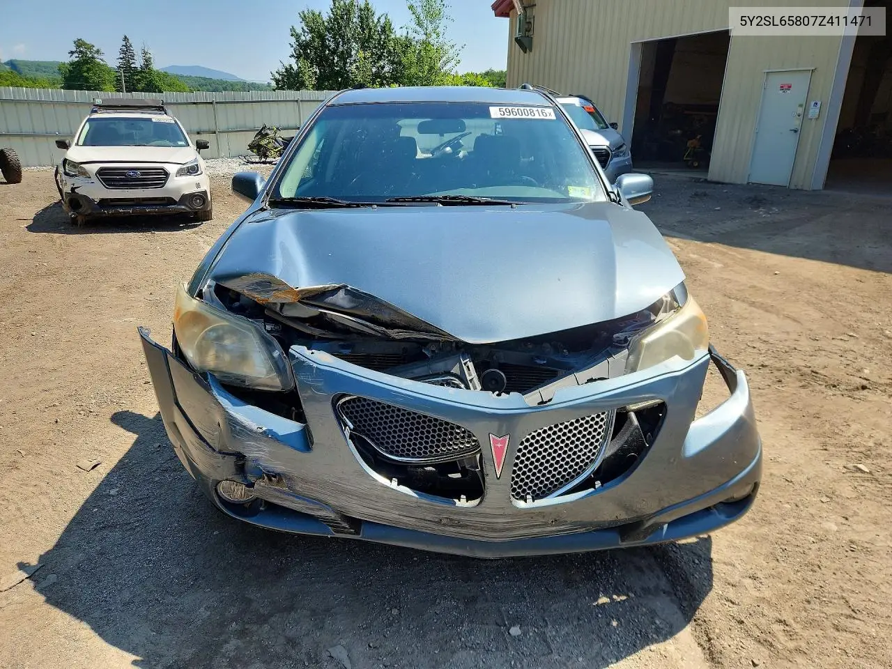 2007 Pontiac Vibe VIN: 5Y2SL65807Z411471 Lot: 59600816