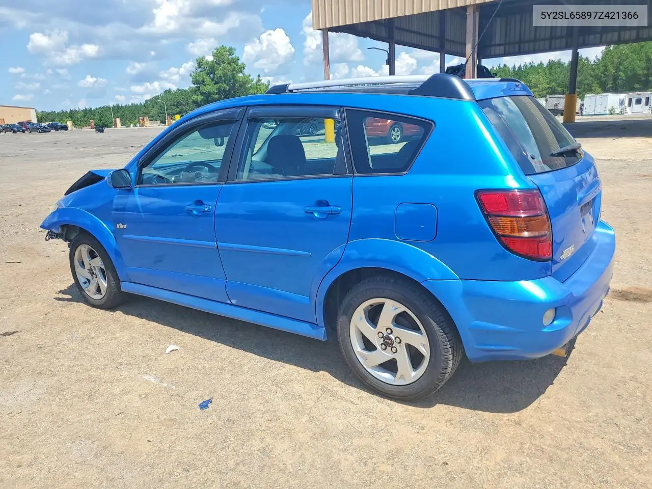 2007 Pontiac Vibe VIN: 5Y2SL65897Z421366 Lot: 61219376