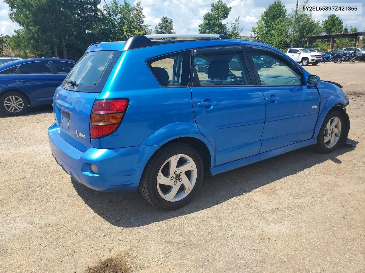 2007 Pontiac Vibe VIN: 5Y2SL65897Z421366 Lot: 61219376