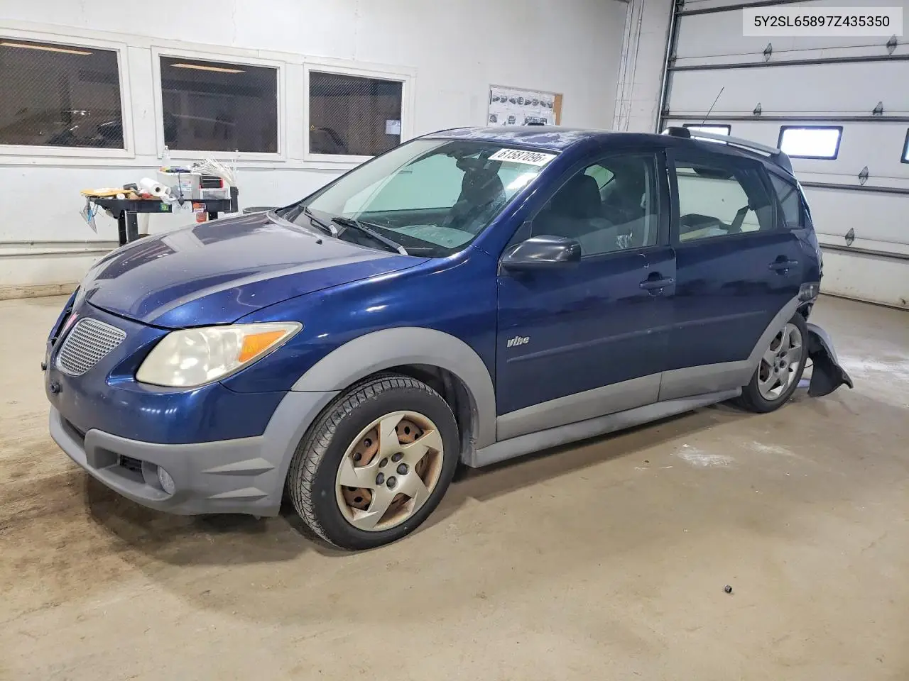 2007 Pontiac Vibe VIN: 5Y2SL65897Z435350 Lot: 61587096
