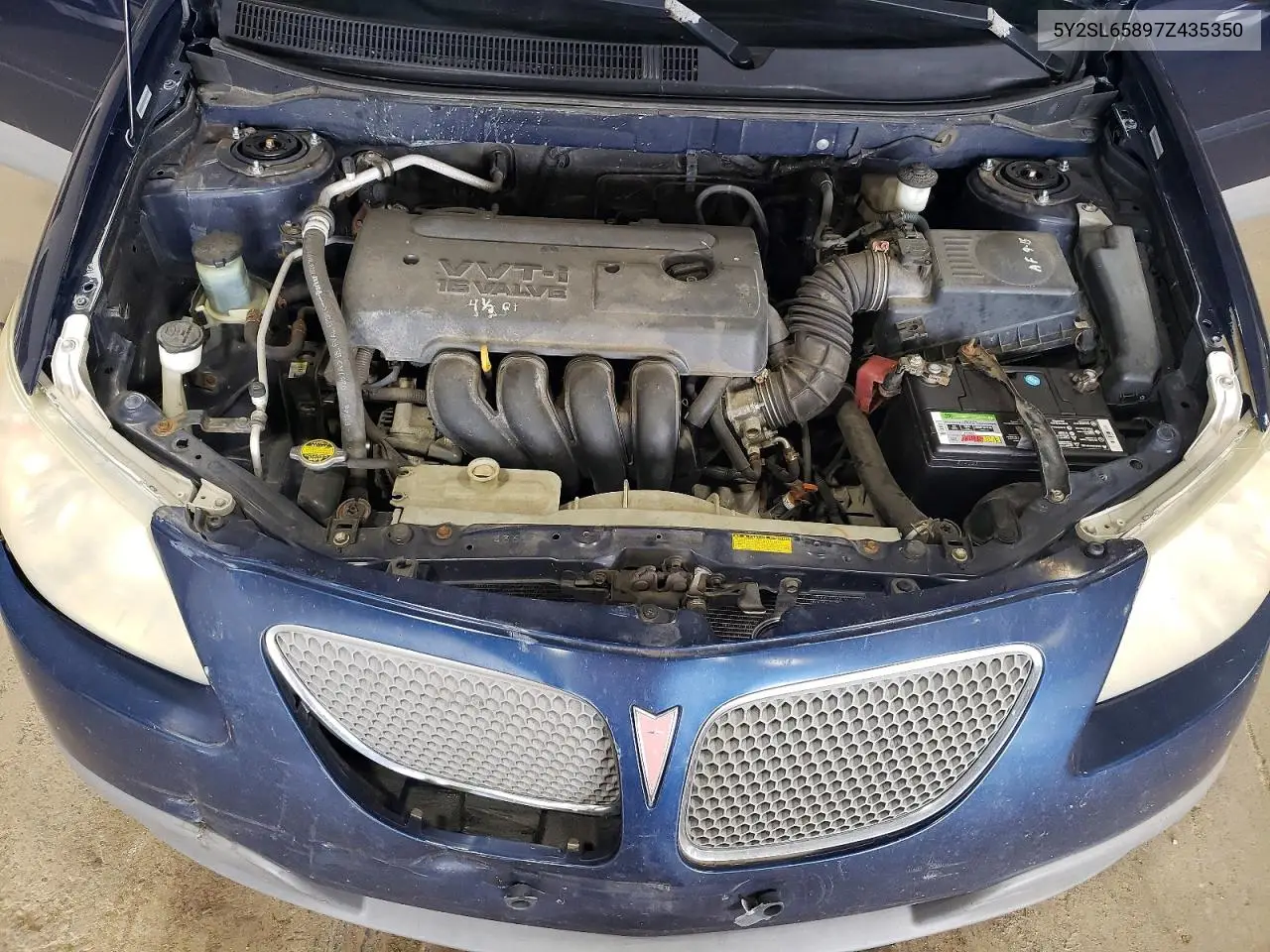2007 Pontiac Vibe VIN: 5Y2SL65897Z435350 Lot: 61587096