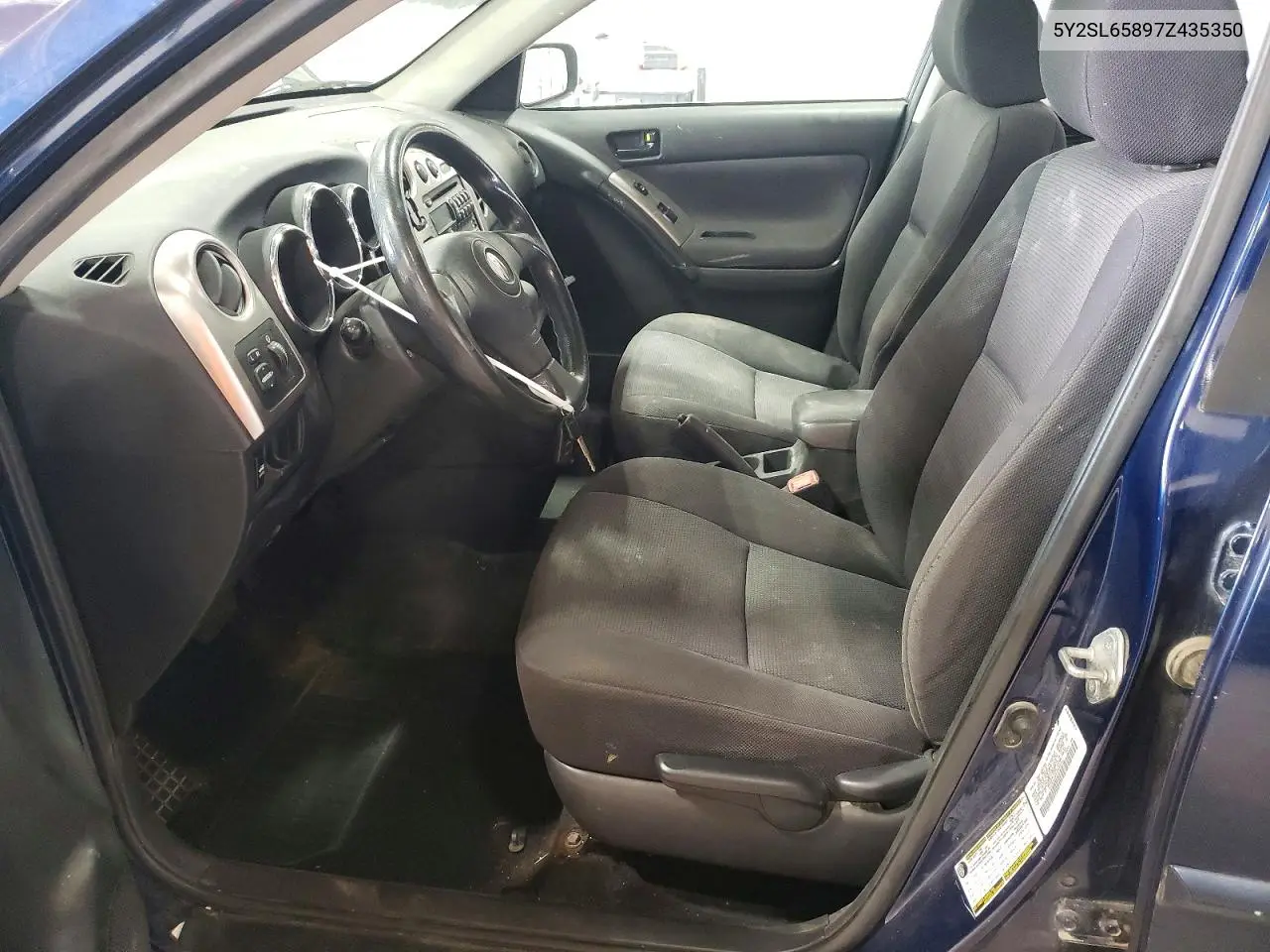 2007 Pontiac Vibe VIN: 5Y2SL65897Z435350 Lot: 61587096
