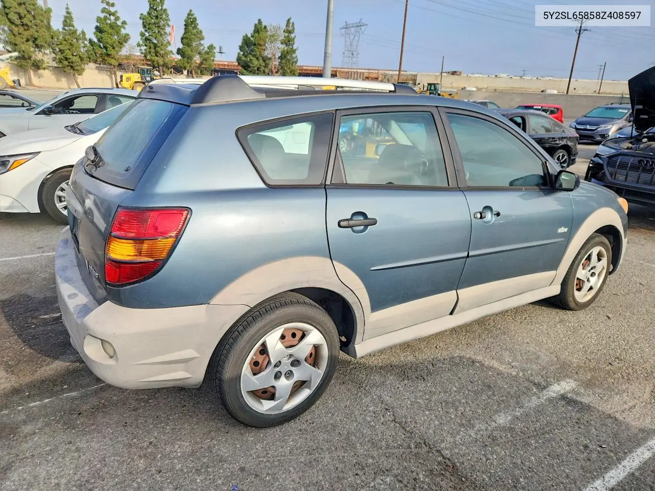 2008 Pontiac Vibe VIN: 5Y2SL65858Z408597 Lot: 55939236