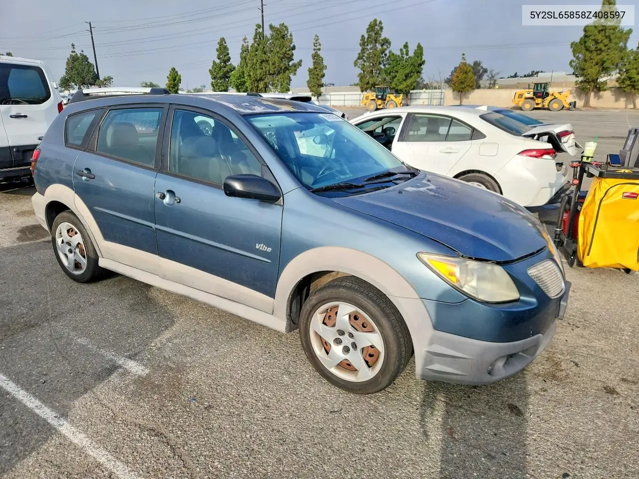 2008 Pontiac Vibe VIN: 5Y2SL65858Z408597 Lot: 55939236