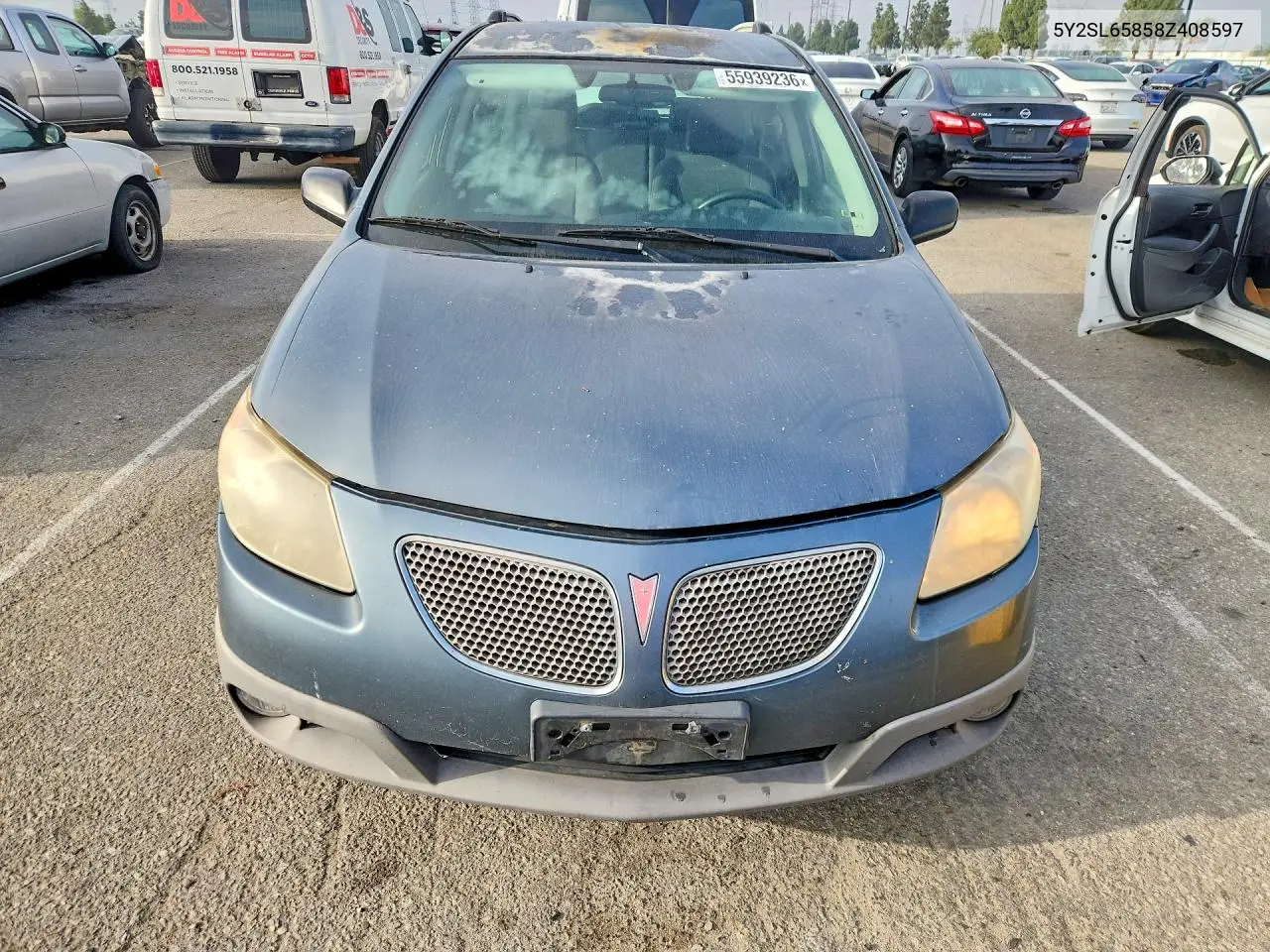 2008 Pontiac Vibe VIN: 5Y2SL65858Z408597 Lot: 55939236
