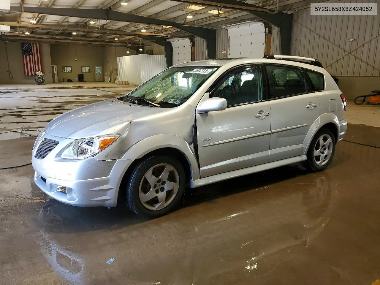 2008 Pontiac Vibe VIN: 5Y2SL658X8Z424052 Lot: 56047336