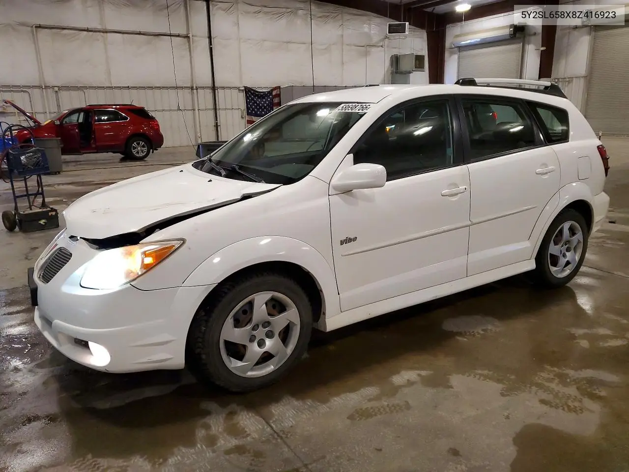 2008 Pontiac Vibe VIN: 5Y2SL658X8Z416923 Lot: 58698766