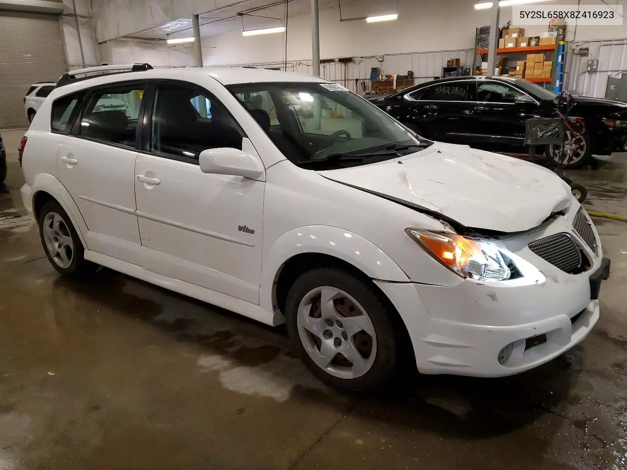 2008 Pontiac Vibe VIN: 5Y2SL658X8Z416923 Lot: 58698766