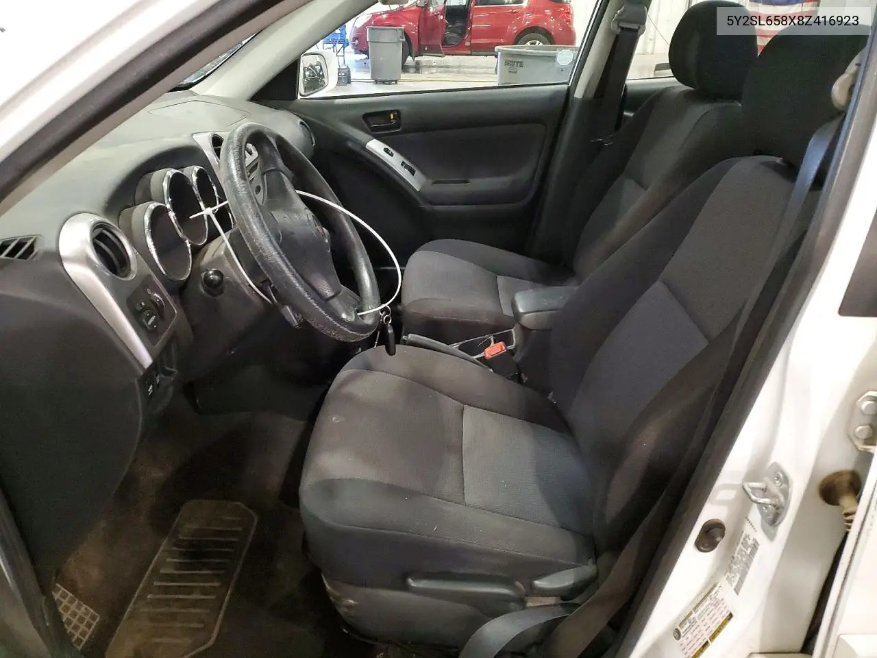 2008 Pontiac Vibe VIN: 5Y2SL658X8Z416923 Lot: 58698766