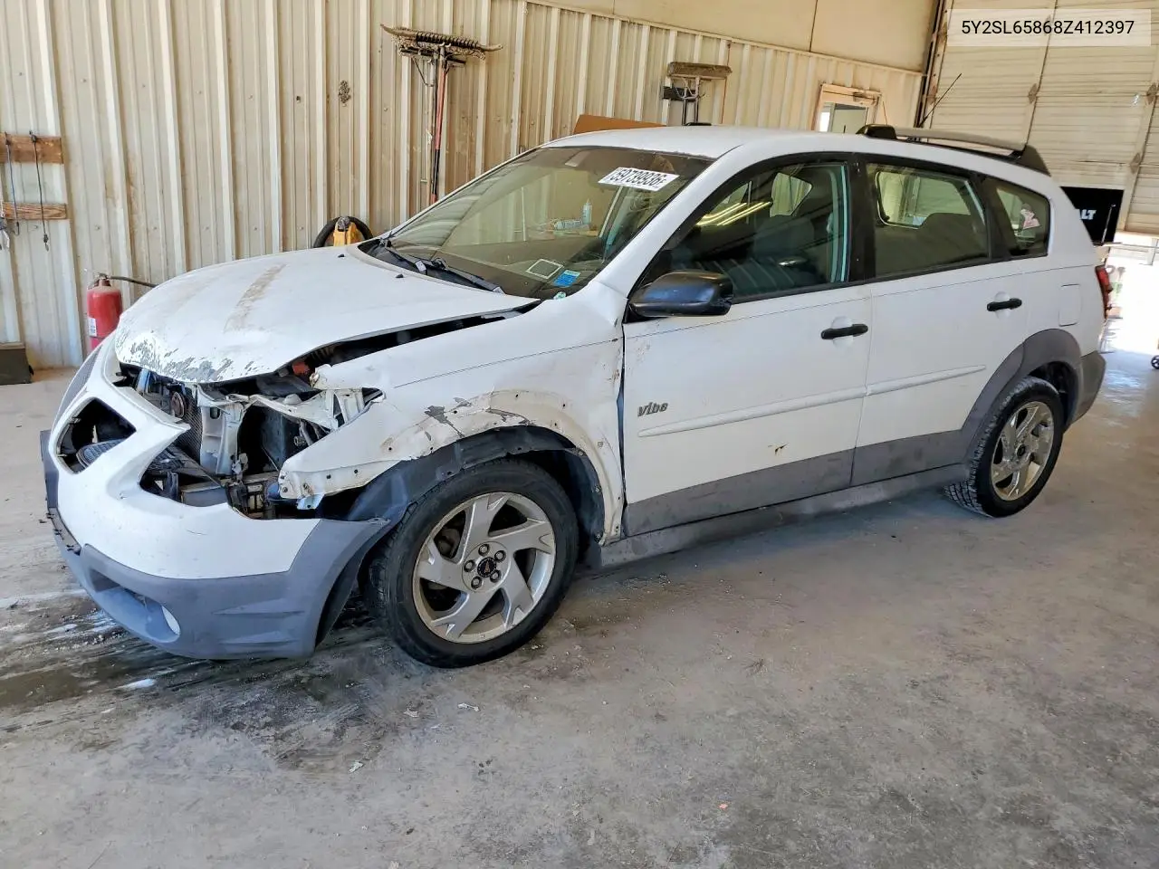 2008 Pontiac Vibe VIN: 5Y2SL65868Z412397 Lot: 59739936
