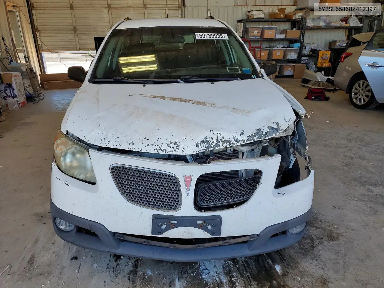 2008 Pontiac Vibe VIN: 5Y2SL65868Z412397 Lot: 59739936