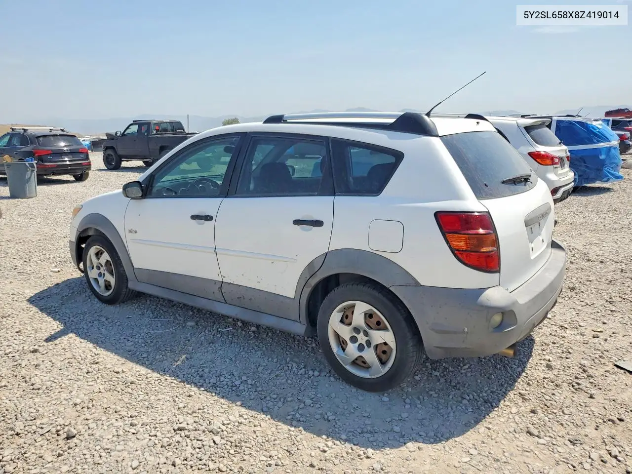 2008 Pontiac Vibe VIN: 5Y2SL658X8Z419014 Lot: 61092956