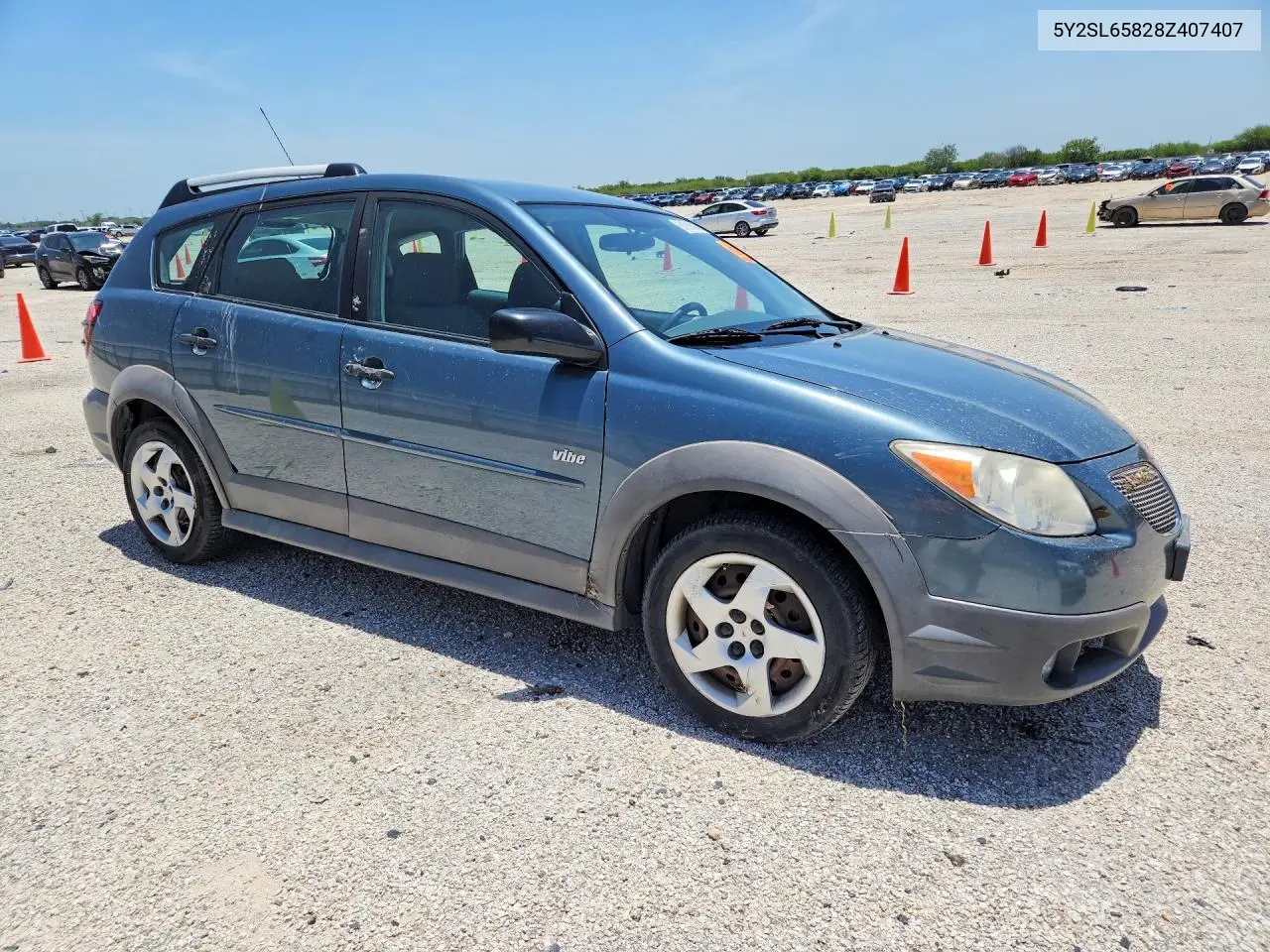 2008 Pontiac Vibe VIN: 5Y2SL65828Z407407 Lot: 61914016