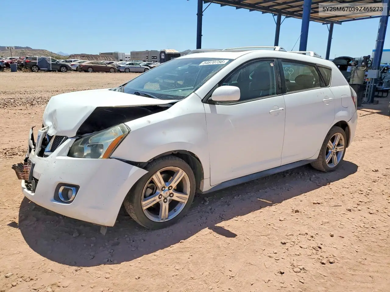 2009 Pontiac Vibe VIN: 5Y2SM67039Z465273 Lot: 54670756